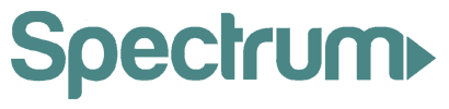 A close up of the spectrum logo on a white background.