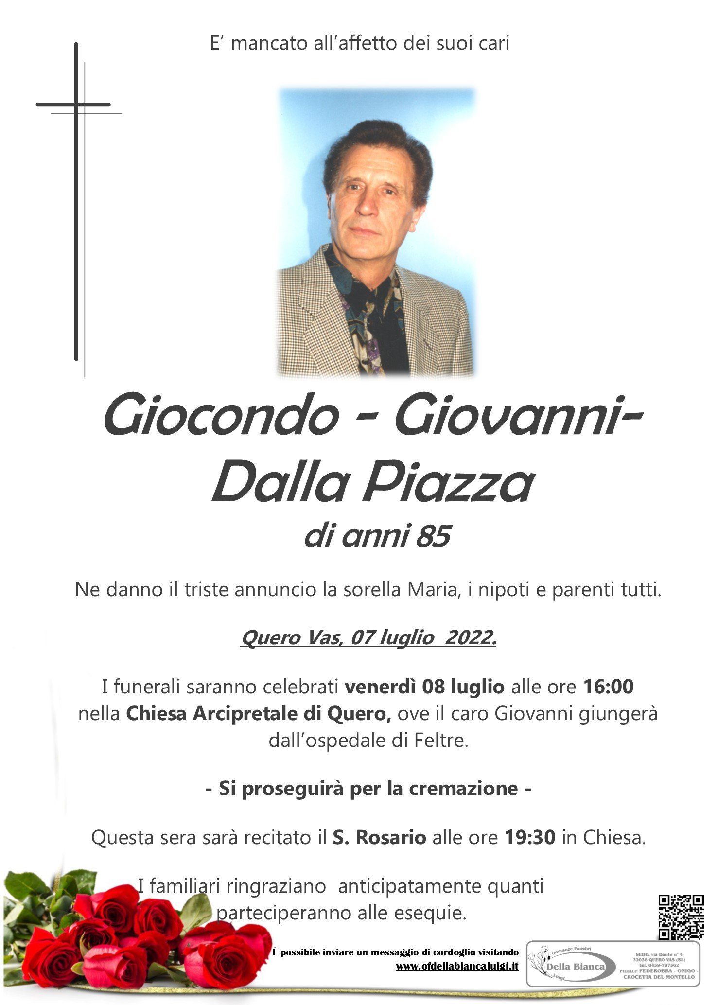 DALLA PIAZZA GIOCONDO
