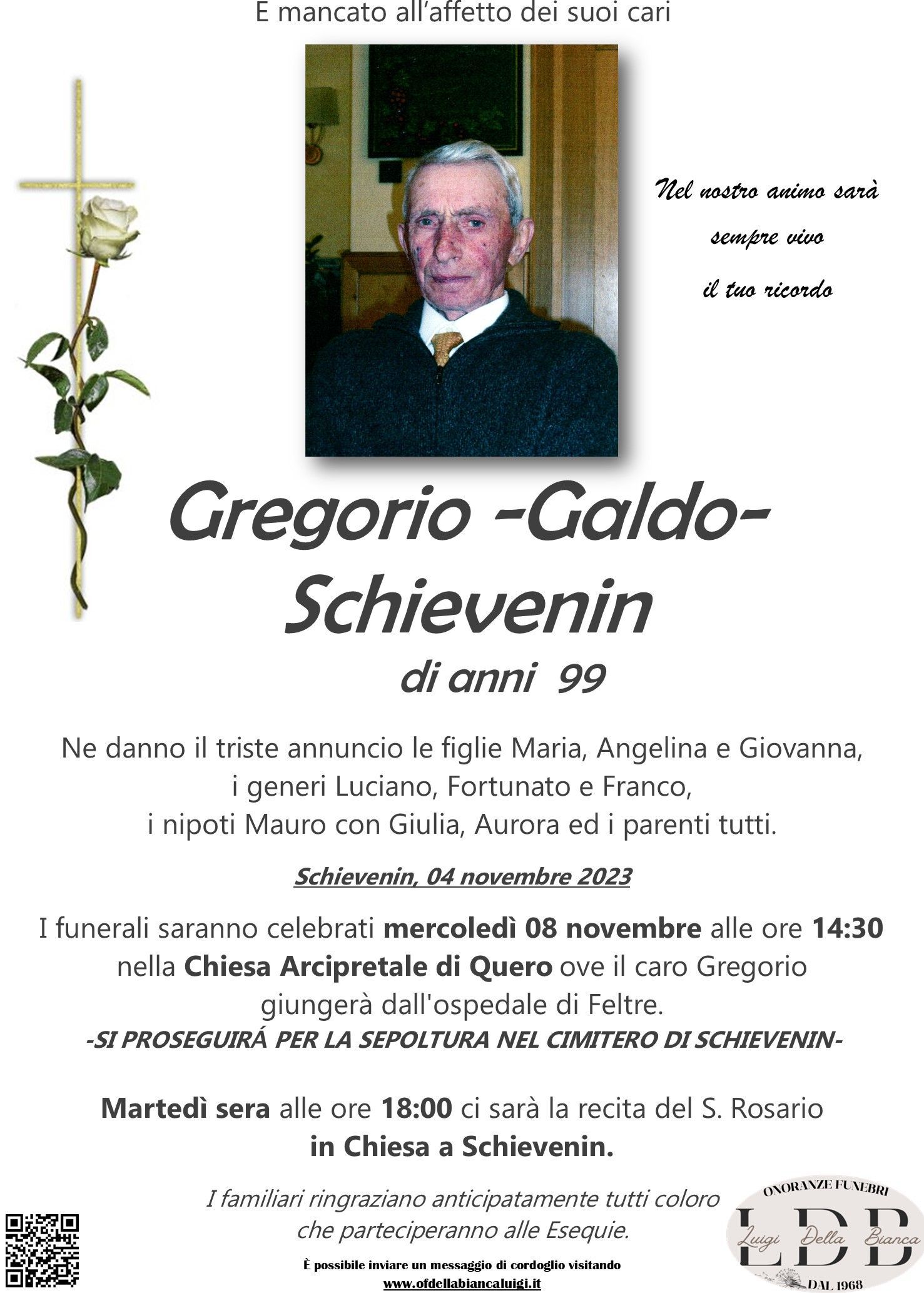 Cost Gregorio Schievenin