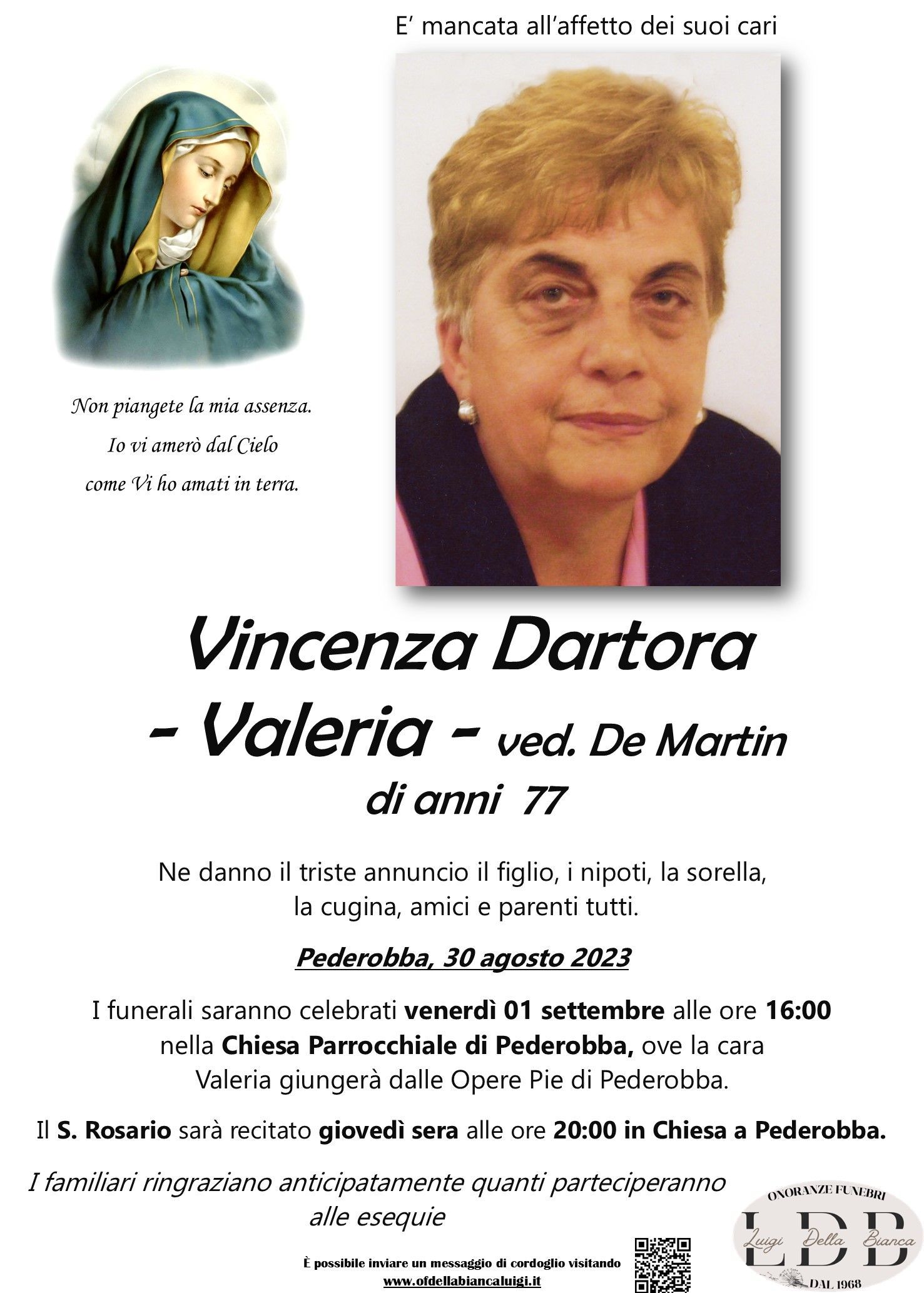 Dartora Vincenza - Valeria - Dartora Vincenza - Valeria -