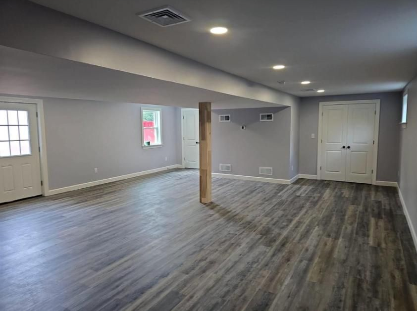 Basement restored by ClassONE after fire damage in Lebanon, PA