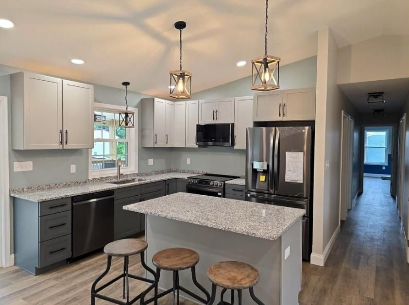 Kitchen restored by ClassONE after a fire in Lebanon, PA