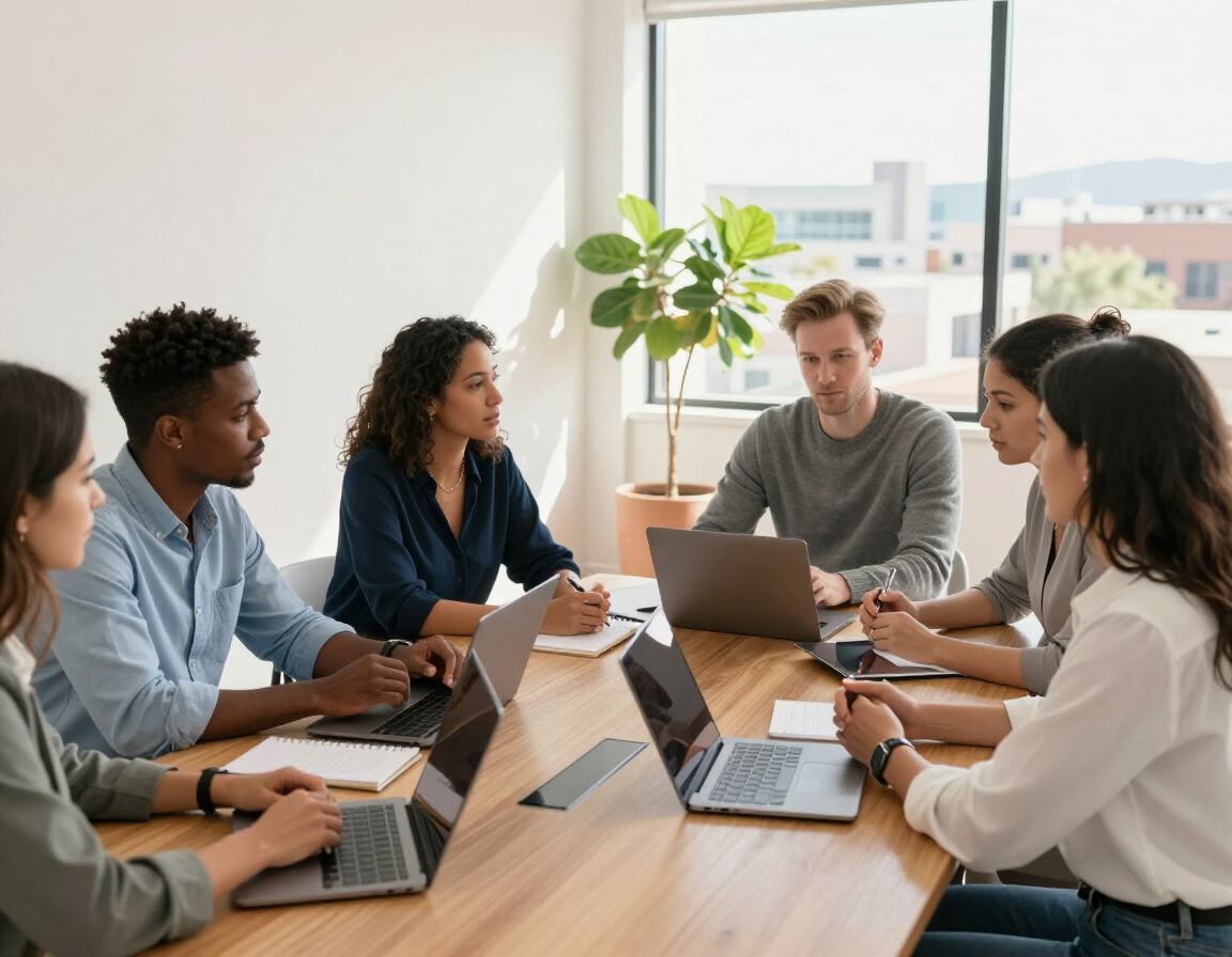 Diverse Phoenix-area entrepreneurs planning a new business