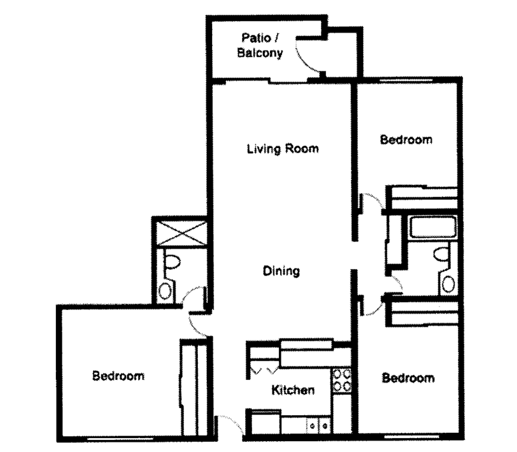 3 Bed | 2 Bath
