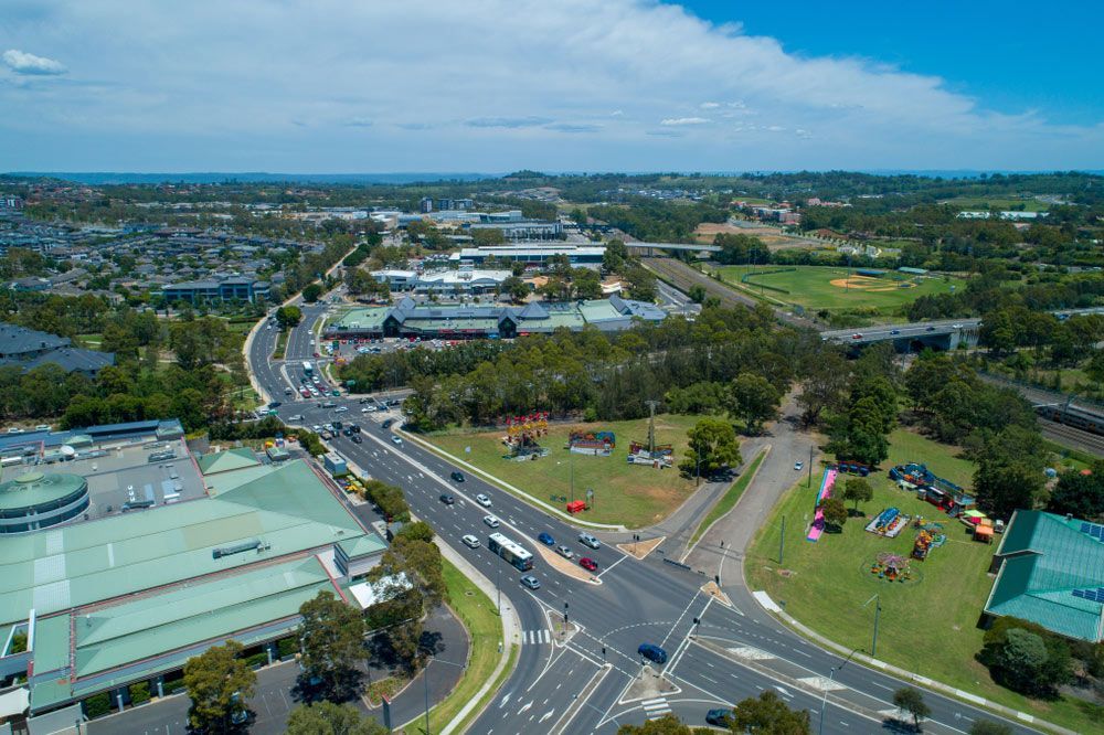 An Aerial View of A City with A Lot of Buildings and Roads — Revive Air Conditioning in Campbelltown, NSW