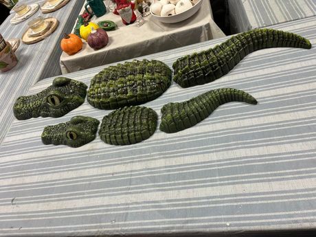 ceramic crocodile 