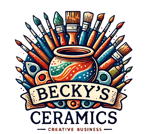 Becky's Ceramics and Glassworks logo