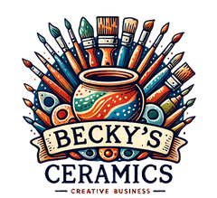 Becky's Ceramics and Glassworks logo
