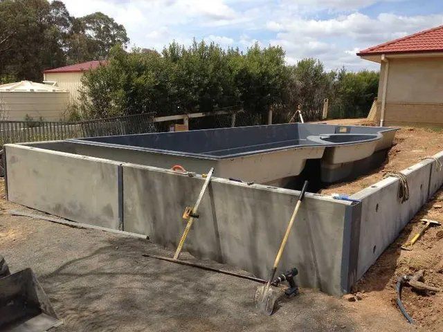 Landscaping Work in Progress — Pool and Landscaping in Dubbo, NSW