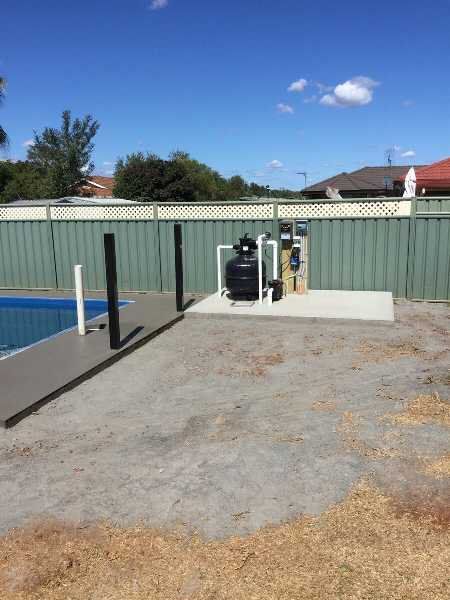 Concreted Pool Area — Pool and Landscaping in Dubbo, NSW