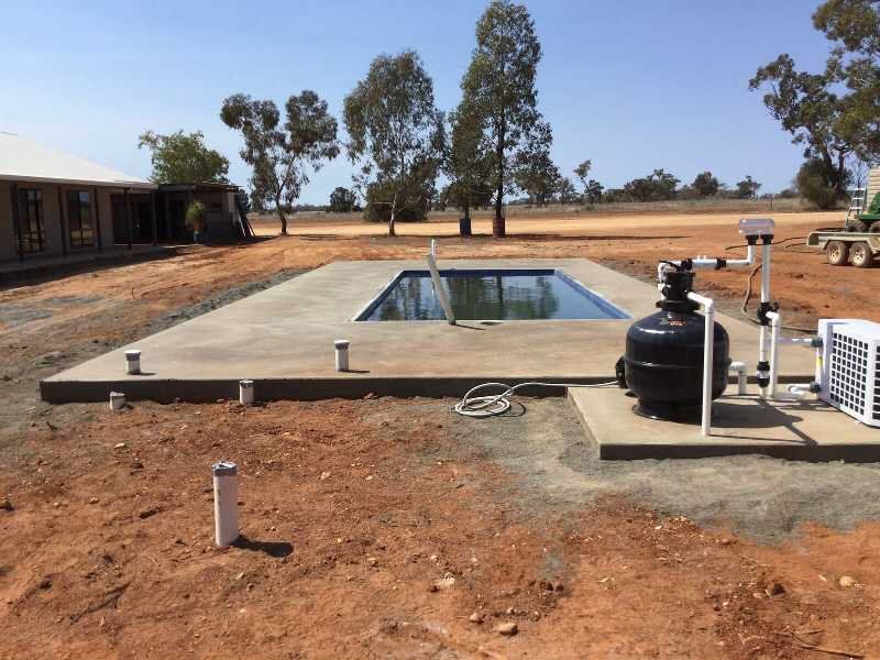 Concrete Pool With Landscaping to be Done — Pool and Landscaping in Dubbo, NSW