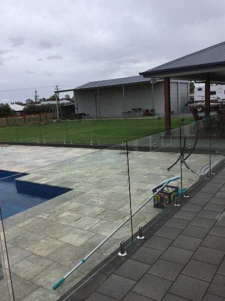 Paving Around Pool Area — Pool and Landscaping in Dubbo, NSW