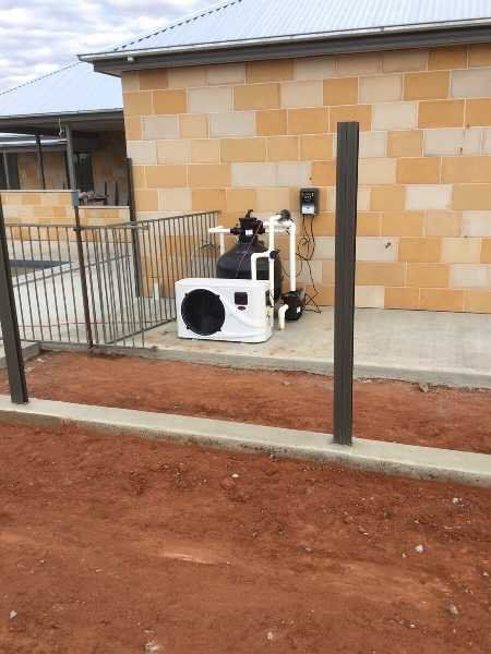 Pool Heater Installed Outside House — Pool and Landscaping in Dubbo, NSW