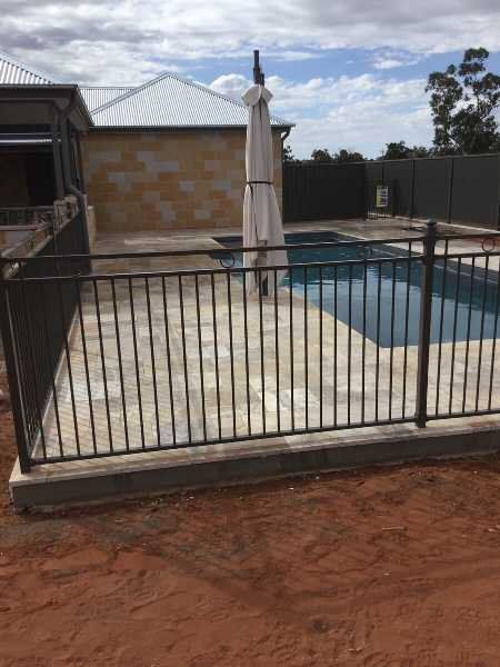 Pool Fencing Around Modern Pool — Pool and Landscaping in Dubbo, NSW