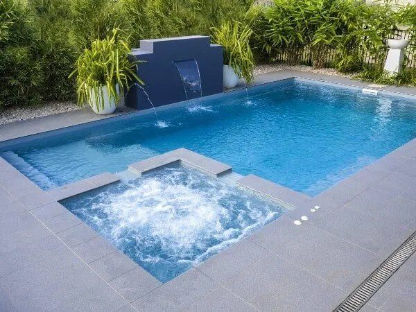 Lush Garden Beside the Pool — Inground Pools in Dubbo NSW