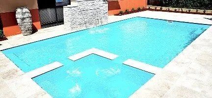 Tiled Pool & Spa — Pool and Landscaping in Dubbo, NSW