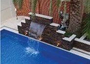 Waterfall Feature — Pool and Landscaping in Dubbo, NSW