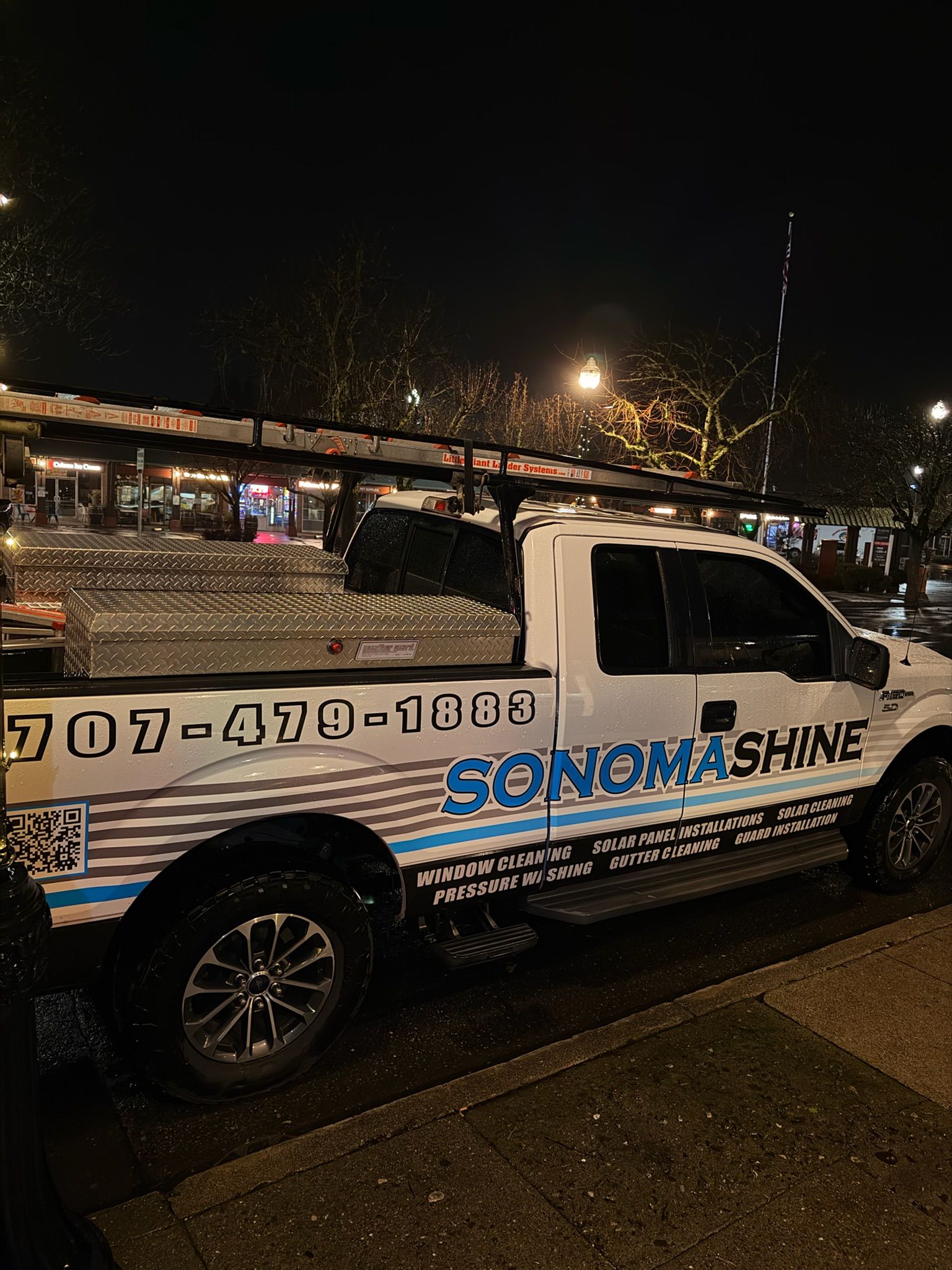 White truck with 