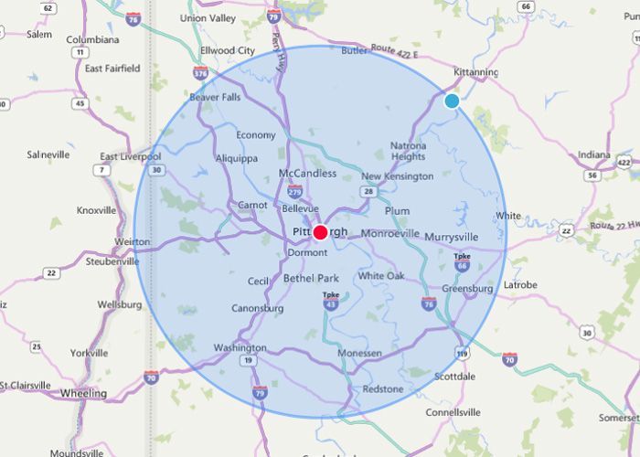 Pittsburgh Map