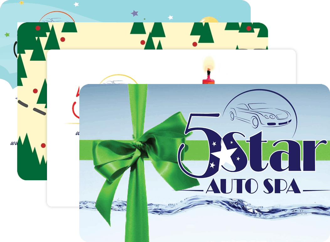5 Star Auto Spa Gift Gift Cards