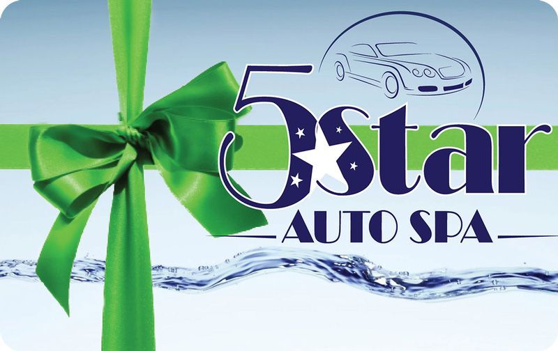 5 Star Auto Spa Gift Cards