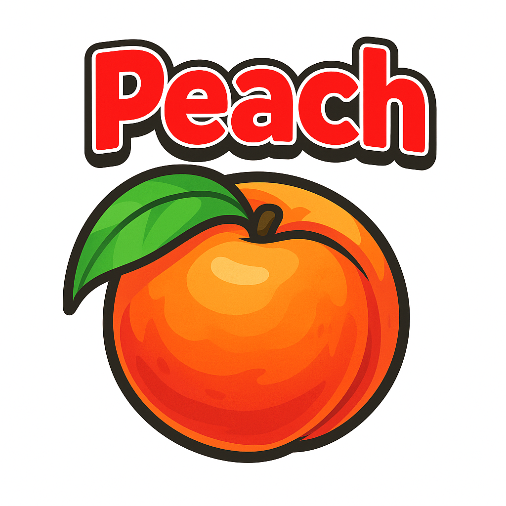 peach frozen yogurt