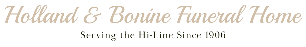 The logo for sample funeral home is shown on a white background.