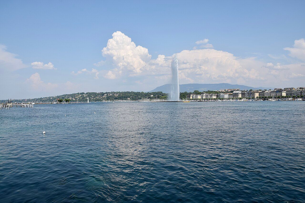 Jet d'eau on Lake Geneva