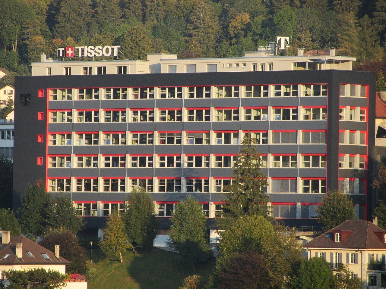 The Tissot watch factory in Le Locle, Switzerland