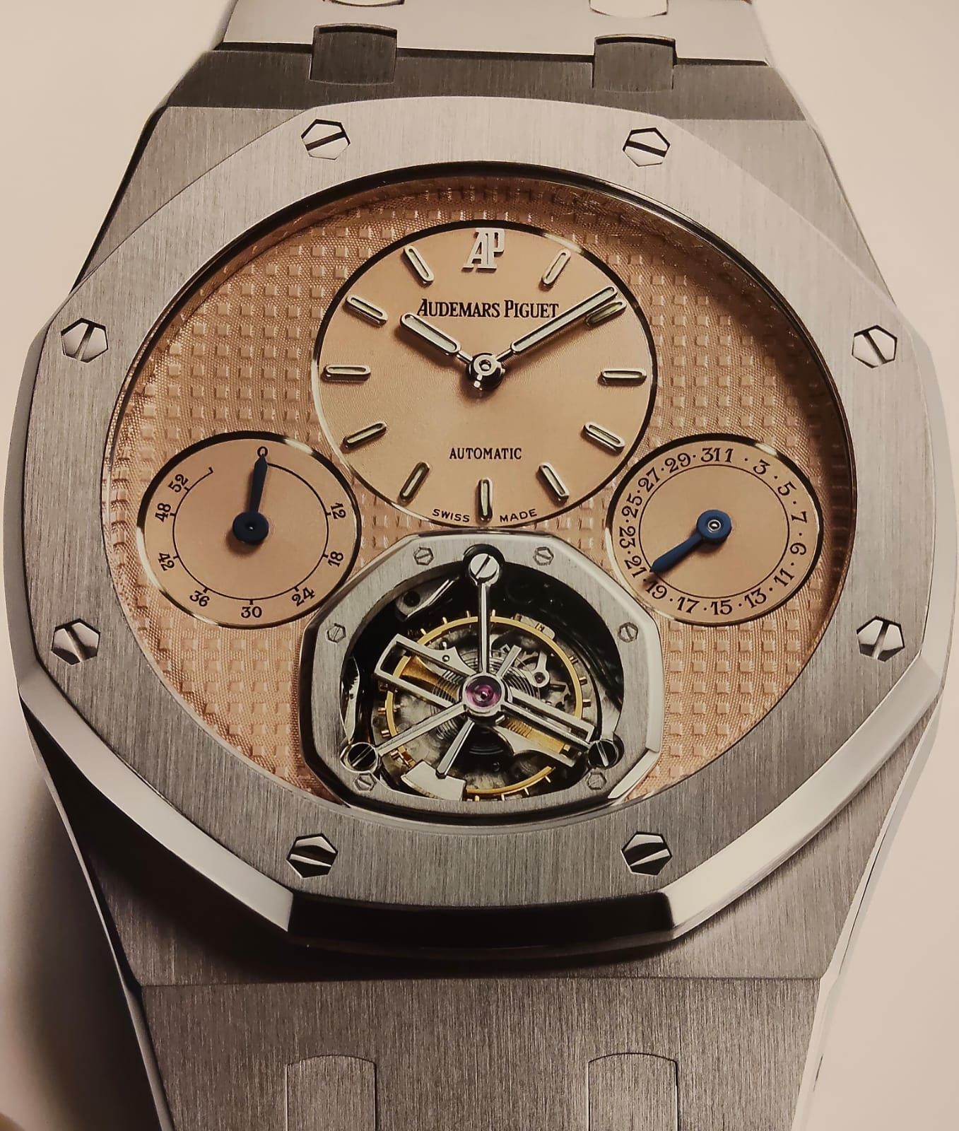 Audemars Piguet ref. 25831 with date, power reserve and tourbillon, 1997