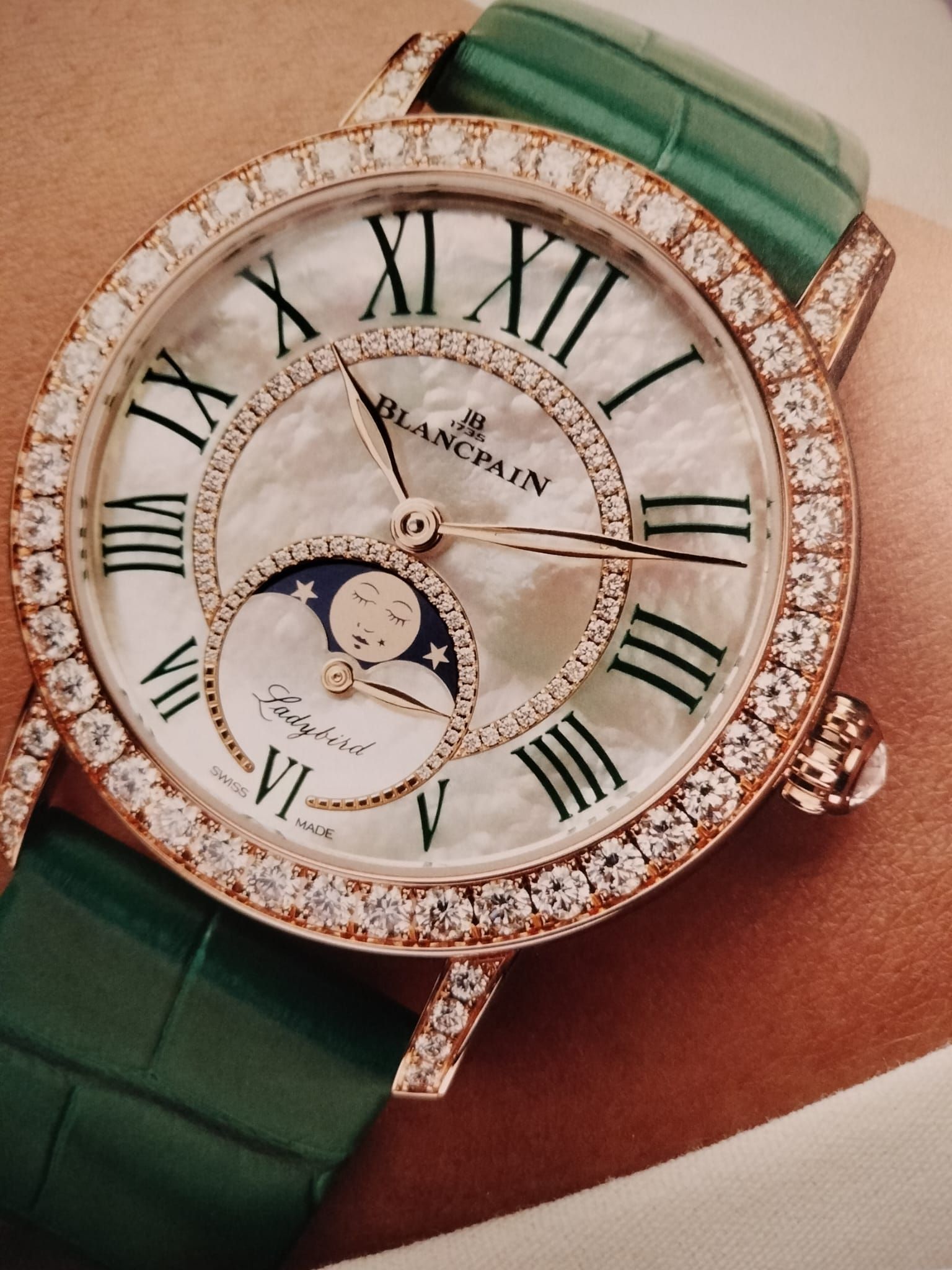 Blancpain Ladybird Colors moonphase
