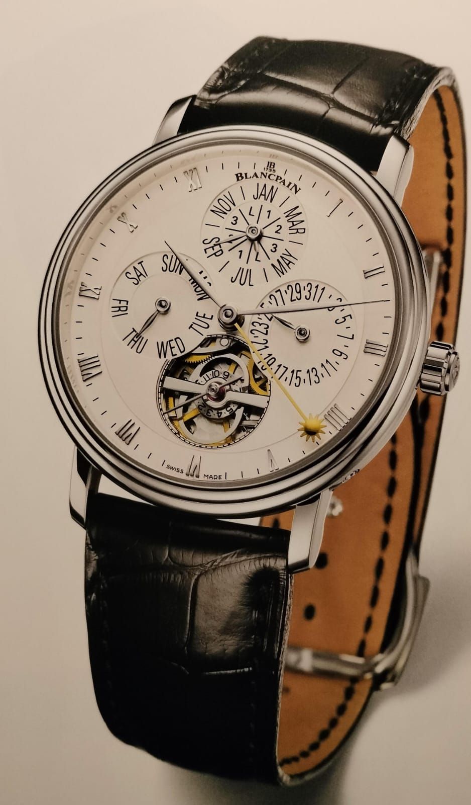 Blancpain Villeret perpetual calendar with equation of time