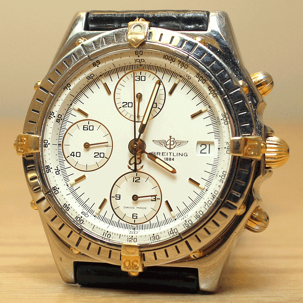 Breitling B13050 Chronomat Automatic — 18K gold and stainless steel