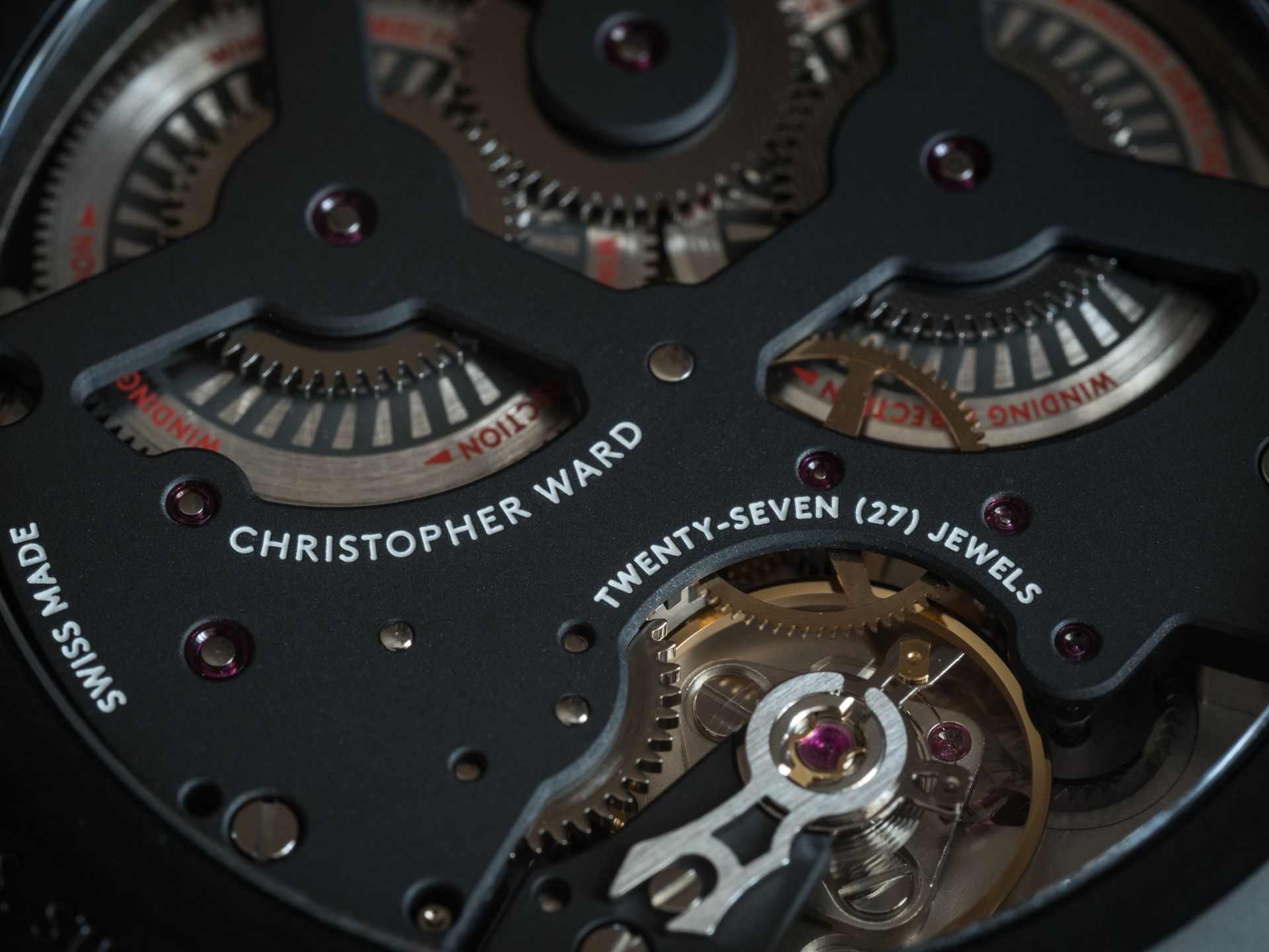 Christopher Ward C8 Power Reserve Chronometer detail