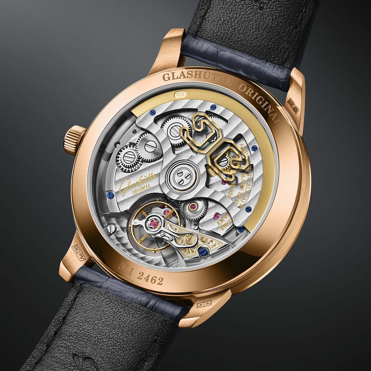 Glashutte Original calibre 36-16 through sapphire caseback