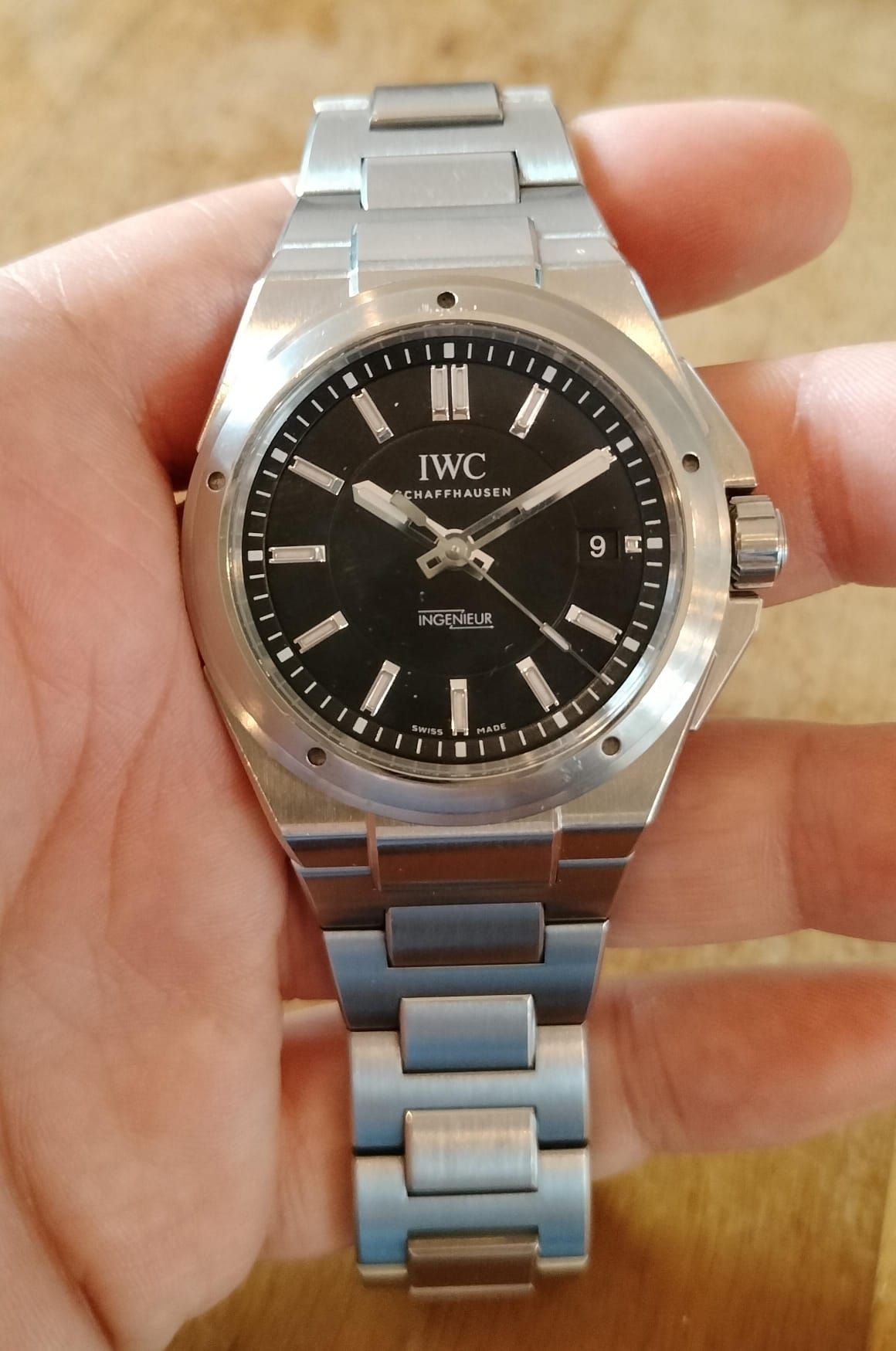 IWC Ingenieur ref. IW323902 from 2013, a steel Ingenieur Automatic