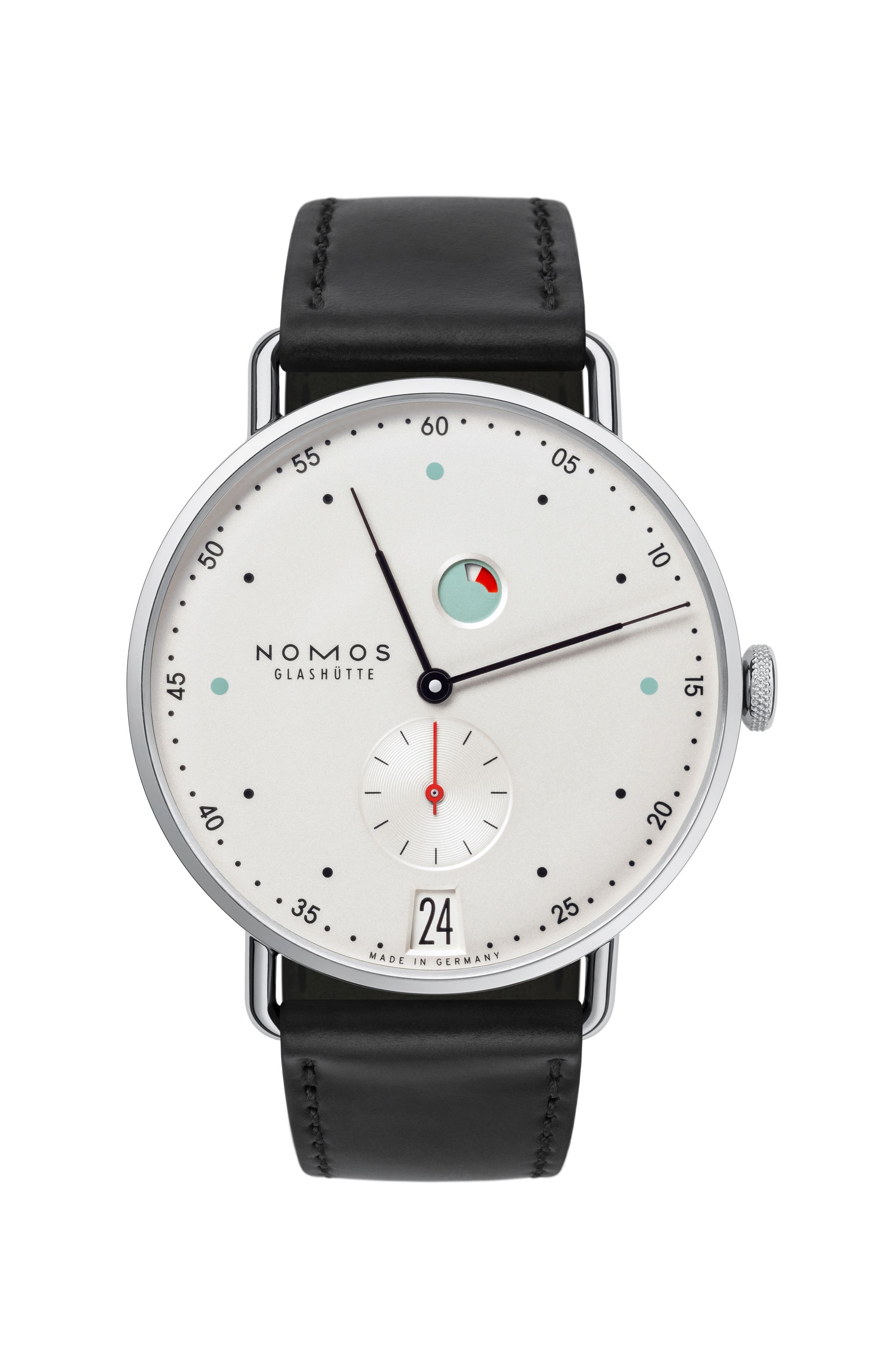Nomos Glashütte Metro complications dress watch