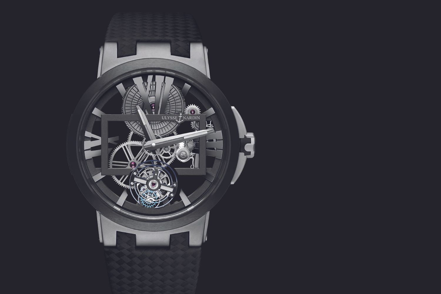 Ulysse Nardin Executive Skeleton Tourbillon 2016 UN-171 flying tourbillon