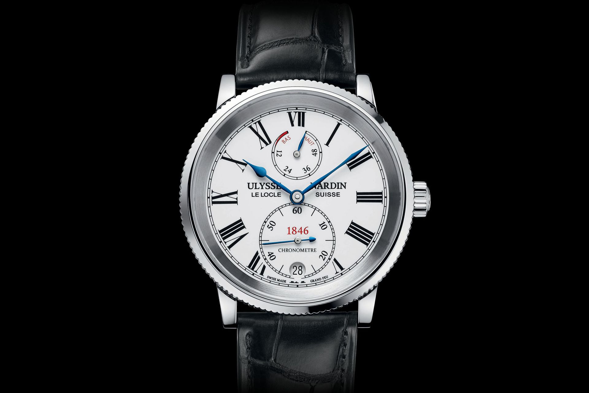 Ulysse Nardin Marine 1846 dress watch stainless steel UN-118