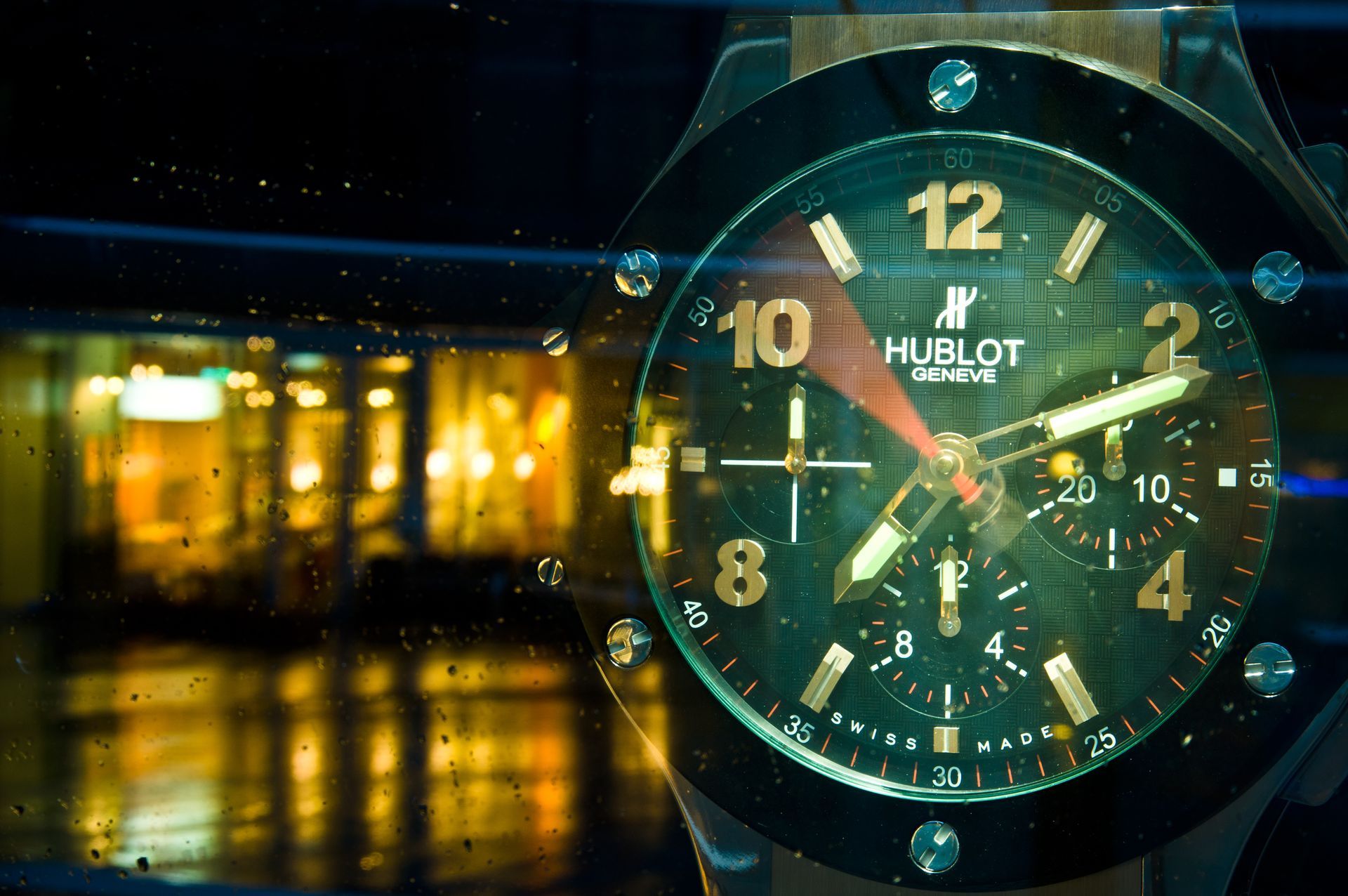 Hublot Boutique Warsaw window display