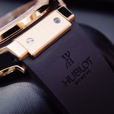 Hublot watch with natural rubber strap