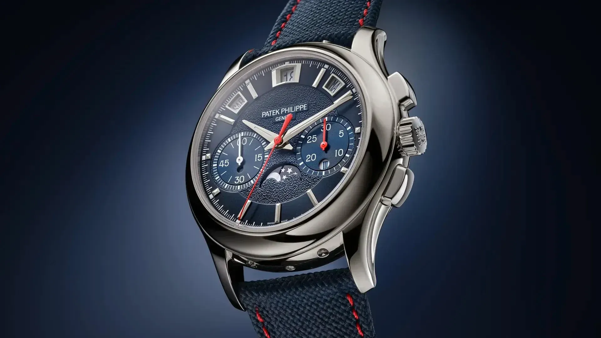 Patek Philippe 5978P-010 Instantaneous Perpetual Calendar Chronograph Milano 2026 in platinum with navy blue dial