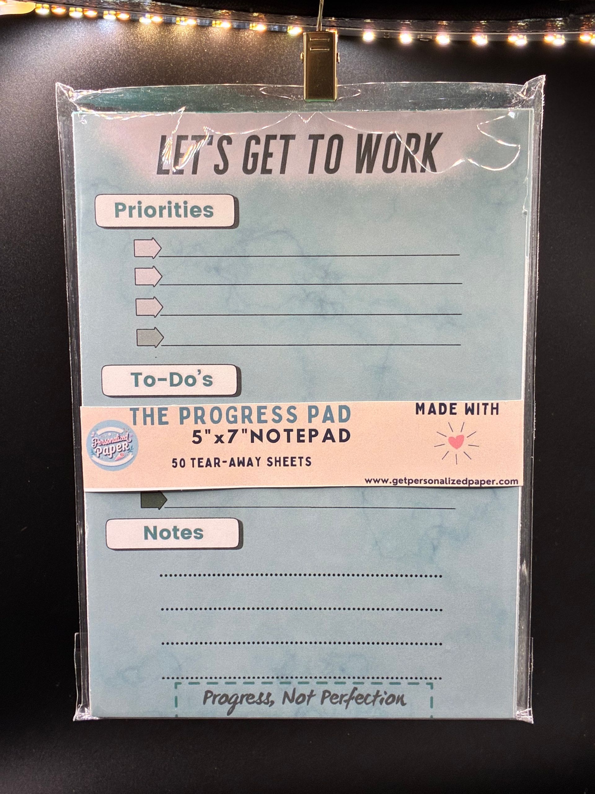 The Progress Pad