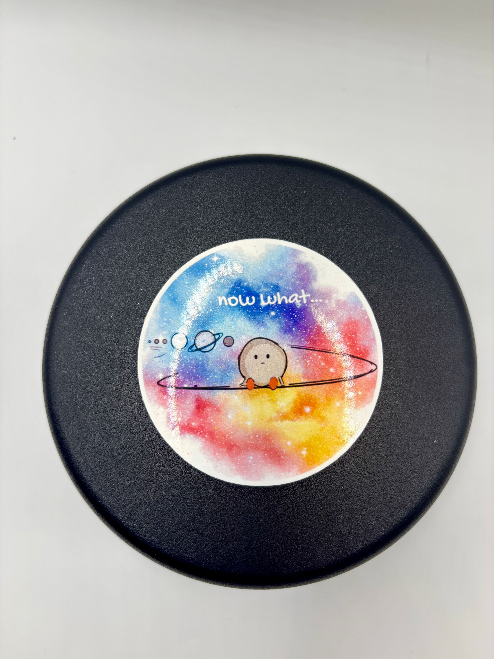 Pluto, Now What..  Vinyl Sticker