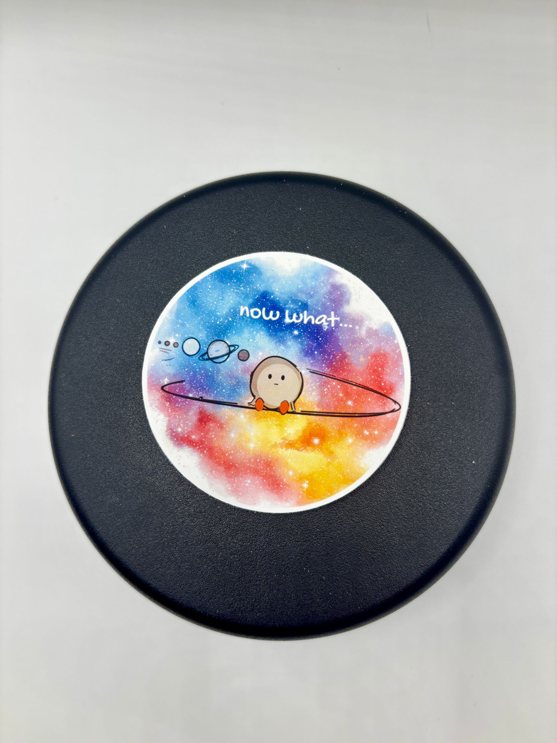 Pluto, Now What..  Vinyl Sticker
