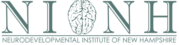 Logo for Neurodevelopmental Institute of New Hampshire: NIONH with a brain graphic.