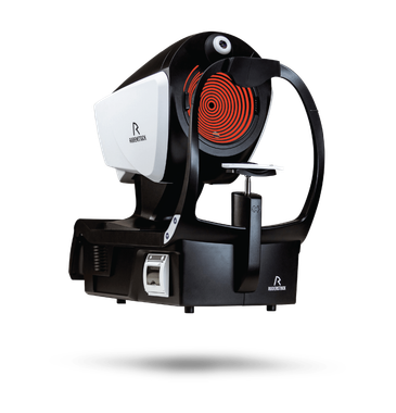 Optomitrist eye examination machine