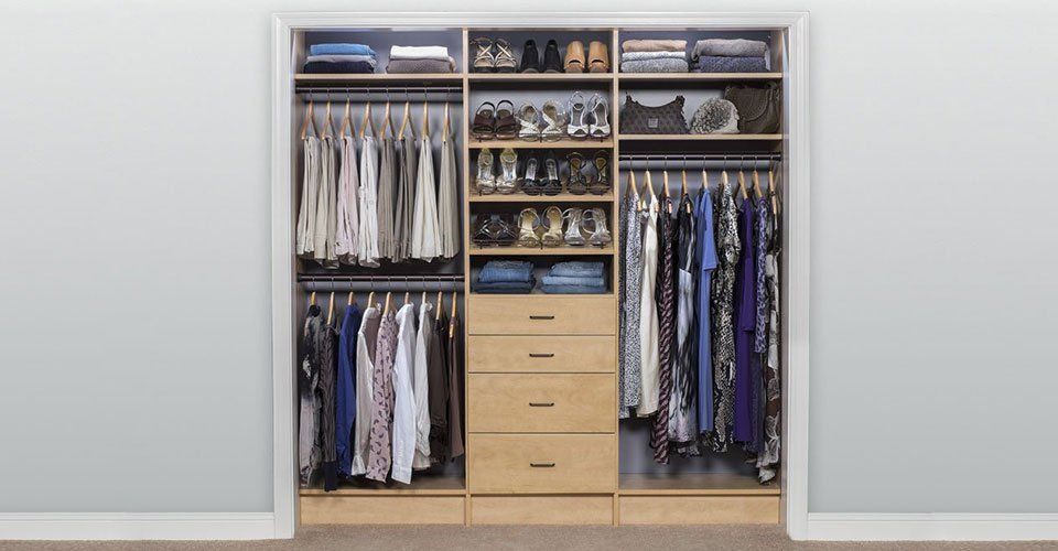 Custom closet after