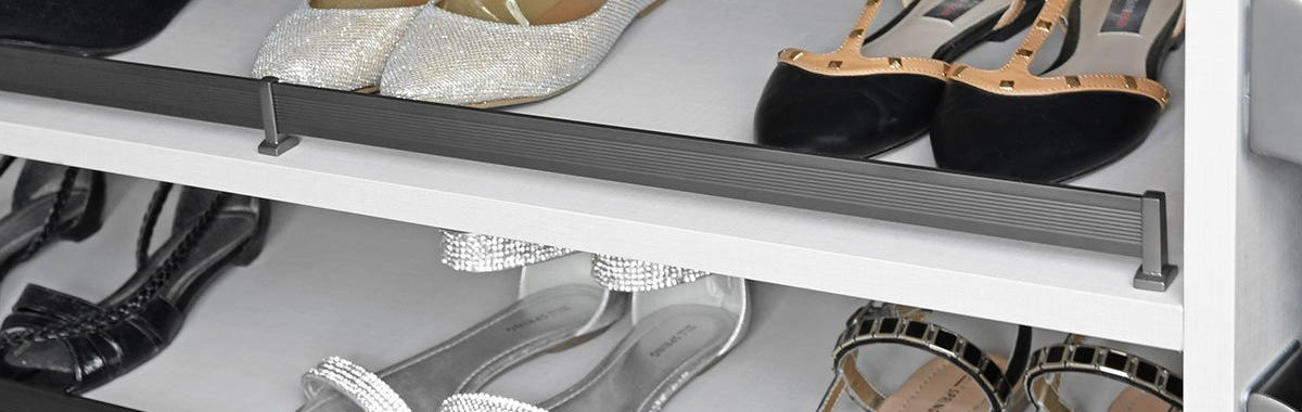 Custom Closet System Shoe Shelves