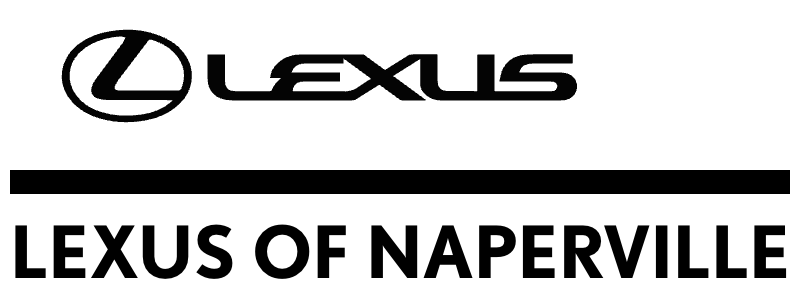 The Lexus logo and brand slogan 